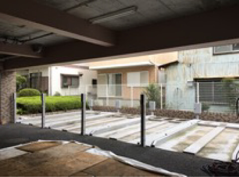 画像：埋戻平面の工事前